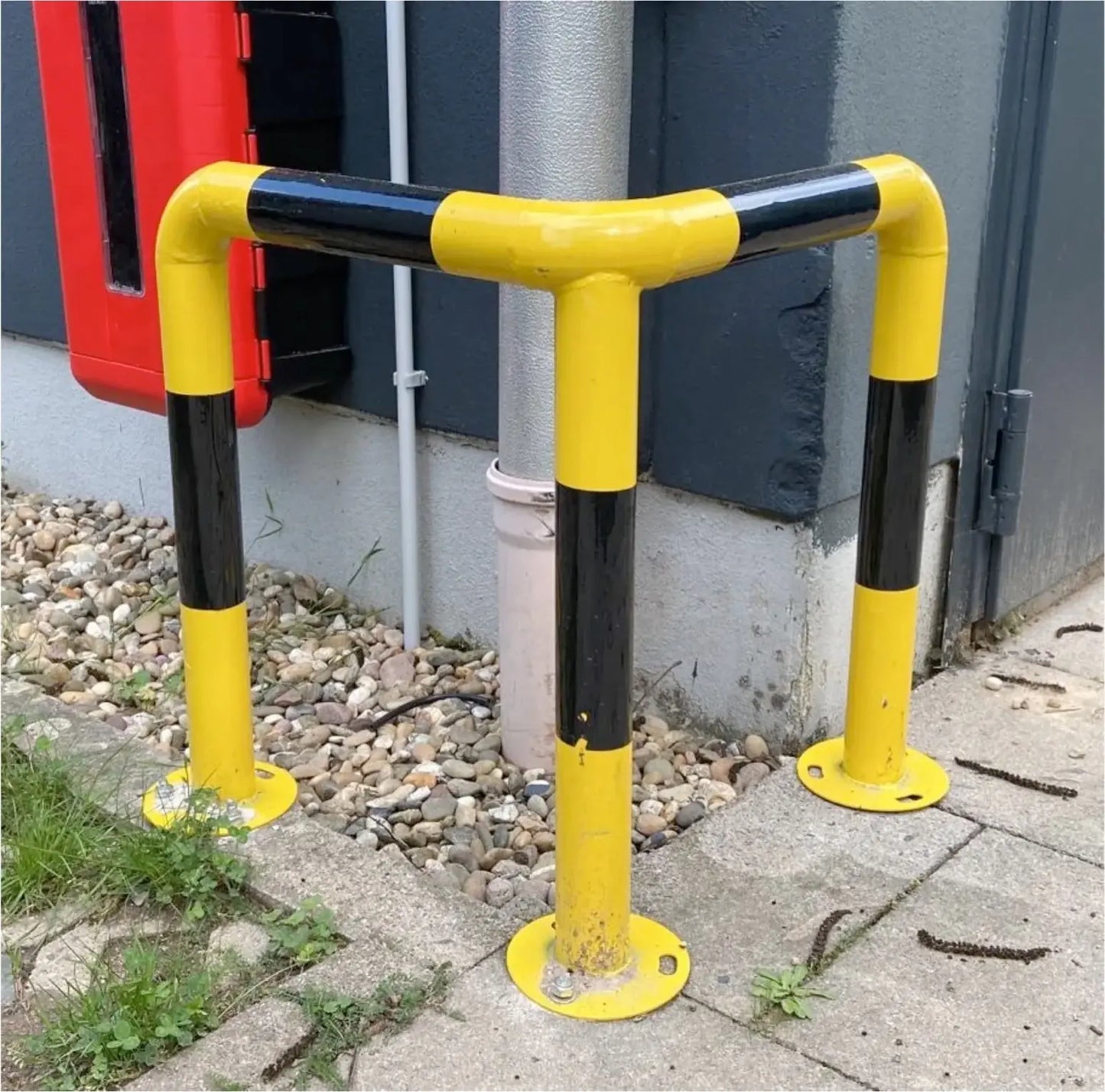 L-Rammschutz für Ecken & Säulen - Rammecke & Winkel für Regal & Hochregale & Einfahrt & Hof & Garage Lagerschutz.com