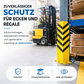 Eckschutz 80 cm - Winkel Rammschutz & Rammecke Anfahrtschutz für Regal & Hochregale & Einfahrt & Hof & Garage (Kopie) (Kopie)