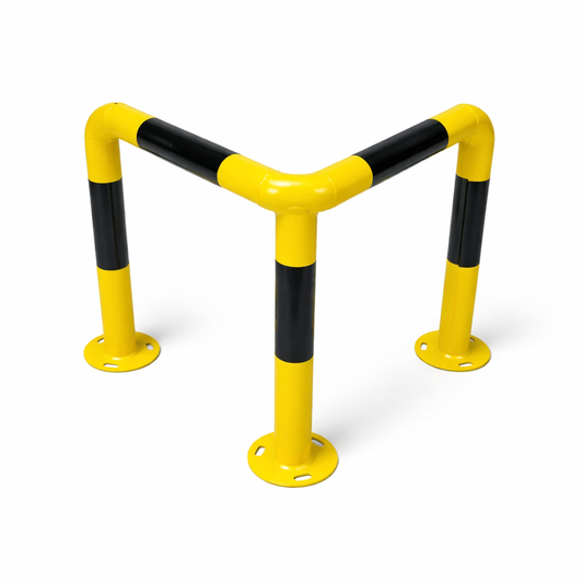 L-Rammschutz für Ecken & Säulen - Rammecke & Winkel für Regal & Hochregale & Einfahrt & Hof & Garage