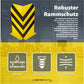 Eckschutz - Winkel Rammschutz & Rammecke Anfahrtschutz für Regal & Hochregale & Einfahrt & Hof & Garage Lagerschutz.com