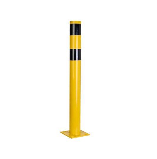 Poller - Rammschutzpfosten - ca. 110 cm Rammschutzpoller, Ø 108 mm Absperrpfosten XL für Garage & Hof Lagerschutz.com