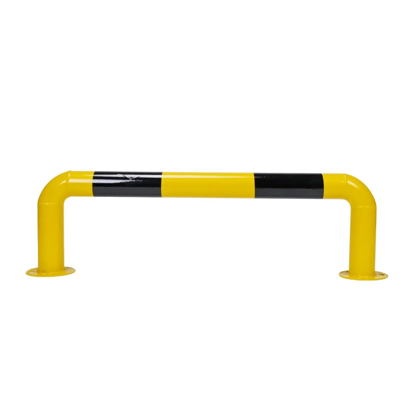 Rammschutzbügel 100 cm flach, Rammschutzgeländer, aus Stahl, zum Aufdübeln Lagerschutz.com