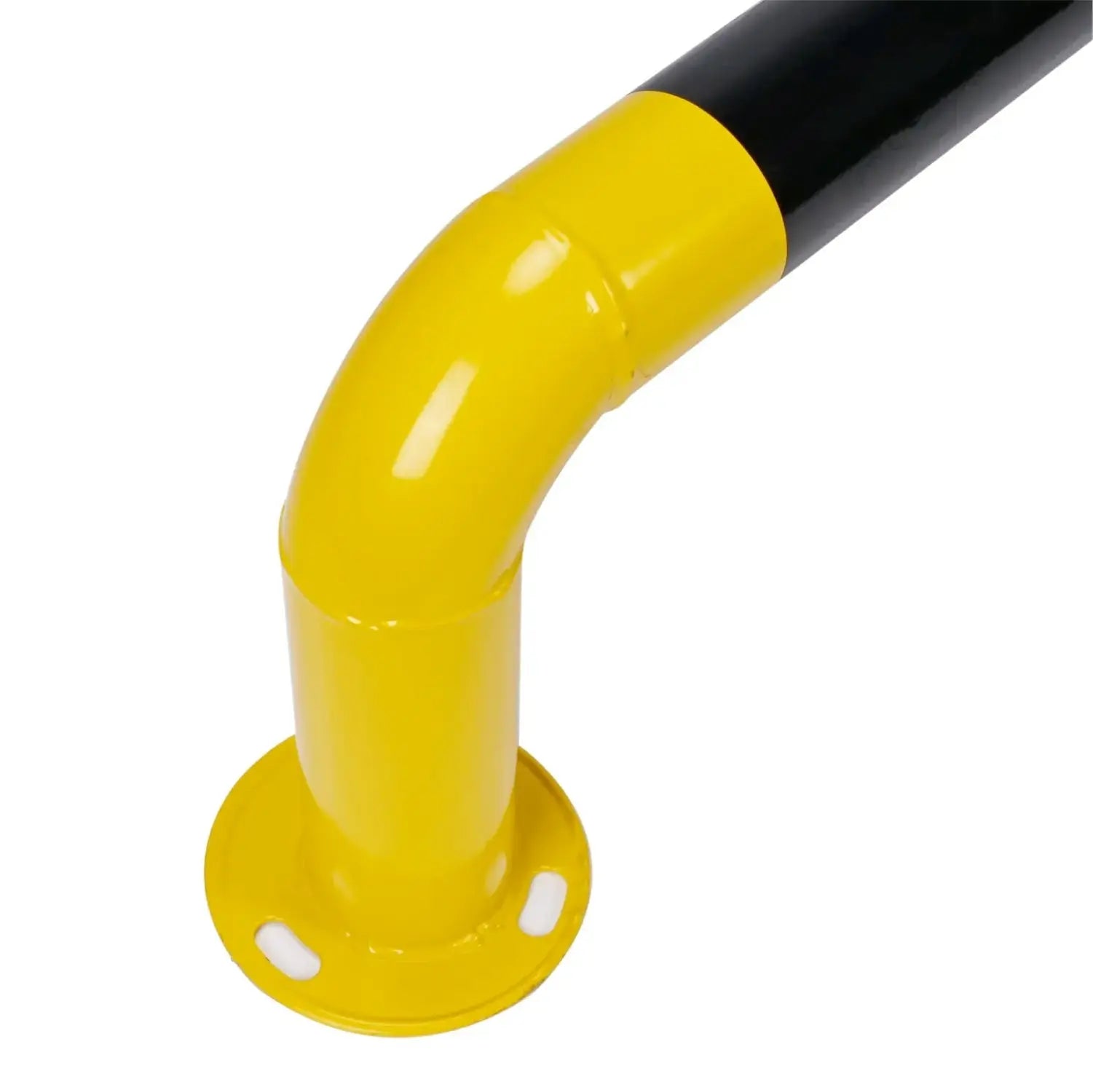 Rammschutzbügel 100 cm flach, Rammschutzgeländer, aus Stahl, zum Aufdübeln Lagerschutz.com