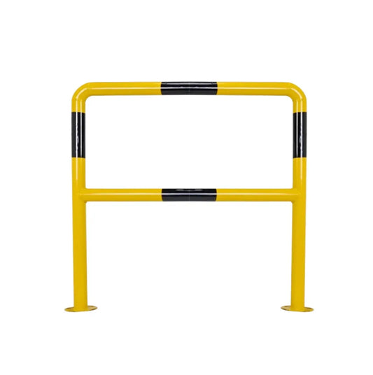 XL-Rammschutzbügel 100 x 100 cm Rammschutzgeländer, aus Stahl, zum Aufdübeln Lagerschutz.com